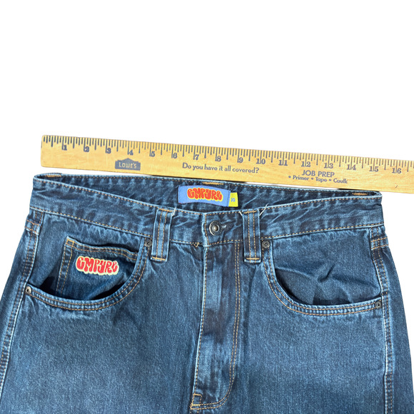 Empyre Jeans Baggy Wide Leg Blue Skater Grunge Y2K Style Men's Size 30 - Picture 7 of 15